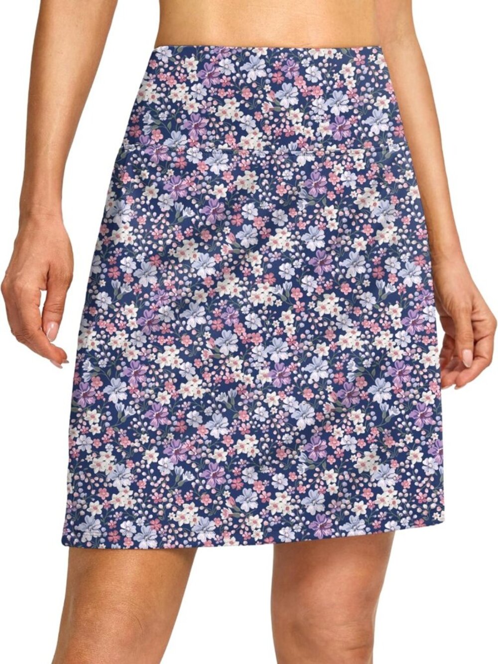 High Waist Golf Skort for Women with Pockets - 19" Athletic Skirt, Stylish